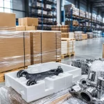 Protected packaging and consolidated global automotive parts shipments