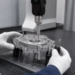 CMM verification and documented quality control for production parts